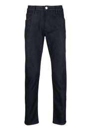 Giorgio Armani slim-cut mid-rise jeans - Blu