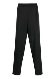 Giorgio Armani pleat-detail tapered trousers - Nero