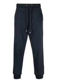 Giorgio Armani drawstring wool track pants - Blu