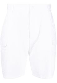 Giorgio Armani seersucker cargo shorts - Bianco