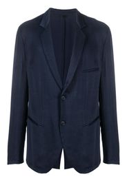 Giorgio Armani Blazer monopetto a righe - Blu