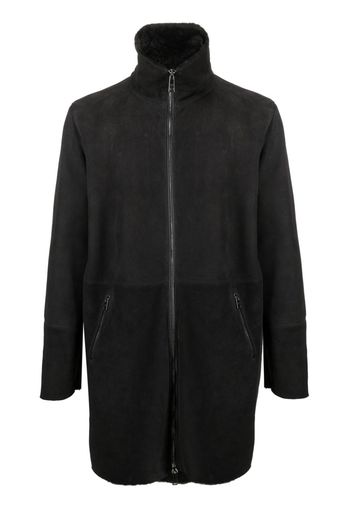 Giorgio Brato zip-up sheepskin jacket - Nero