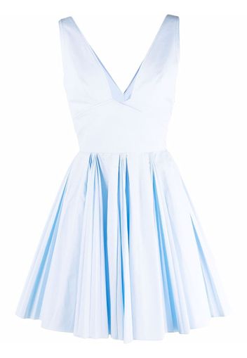 Giovanni Bedin short pleated dress - Blu