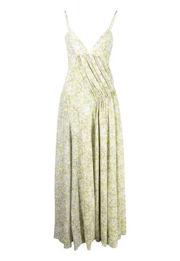 Giovanni Bedin floral-print silk dress - Giallo