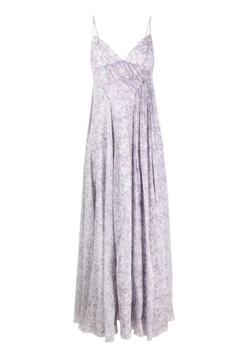 Giovanni Bedin floral silk maxi dress - Viola