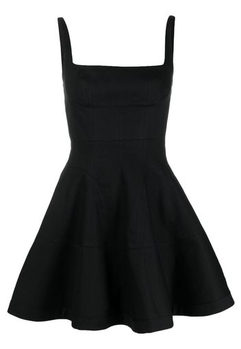 Giovanni Bedin sleeveless mini skater dress - Nero