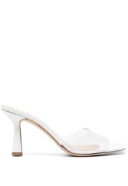 Giuliano Galiano ROSEGLAMOUR 70mm leather mules - Bianco