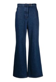 Giuliva Heritage high-waisted flared trousers - Blu