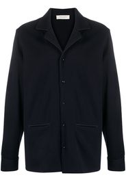 Giuliva Heritage buttoned wool shirt jacket - Blu