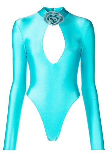 Giuseppe Di Morabito Body con applicazione - Blu