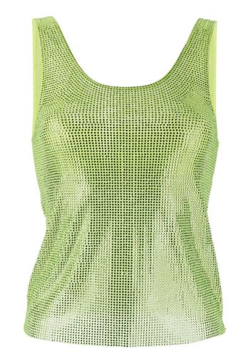 Giuseppe Di Morabito rhinestone-embellished tank top - Verde