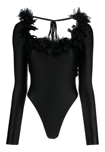 Giuseppe Di Morabito Body con decorazione - Nero