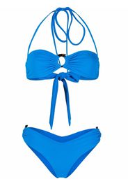 Giuseppe Di Morabito ring-embellished bikini set - Blu