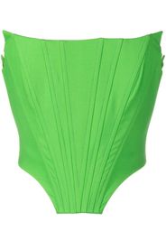 Giuseppe Di Morabito Top corsetto senza spalline - Verde