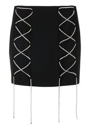 Giuseppe Di Morabito crossover-straps mini skirt - Nero