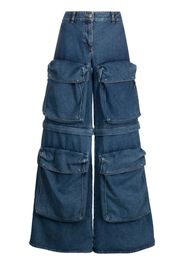 Giuseppe Di Morabito detachable-legs wide-leg jeans - Blu