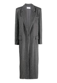 Giuseppe Di Morabito Cappotto monopetto con strass - Grigio