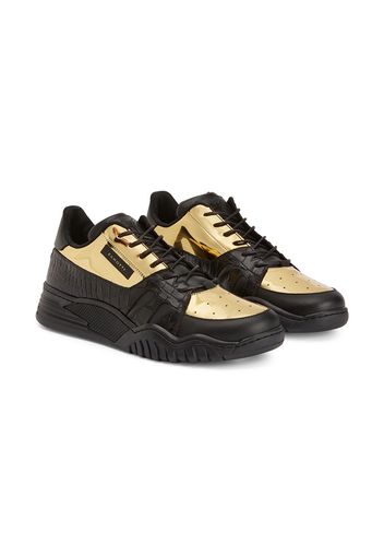 Giuseppe Junior Sneakers con pannelli a contrasto - Nero