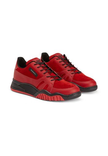 Giuseppe Junior TEEN Talon panelled low-top sneakers - Rosso