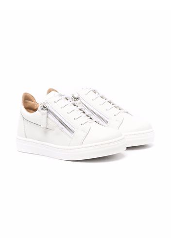 Giuseppe Junior Sneakers con suola rialzata - Bianco