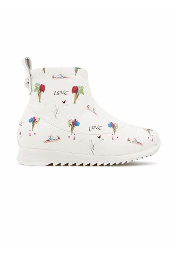 Giuseppe Junior Frosty ankle sneaker boots - Bianco