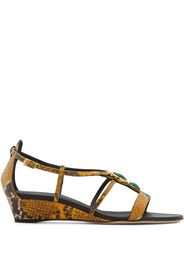 Adelaide python-print sandals