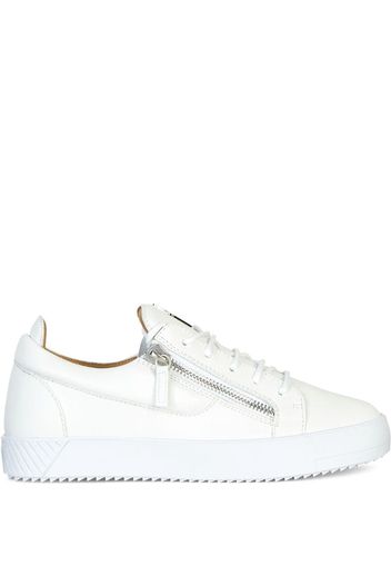 Frankie zipped low-top sneakers