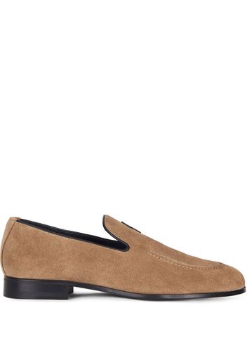 G-flash suede slippers