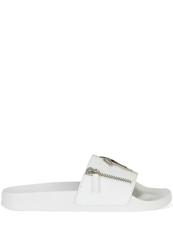 Giuseppe Zanotti Sandali slides Brett - Bianco