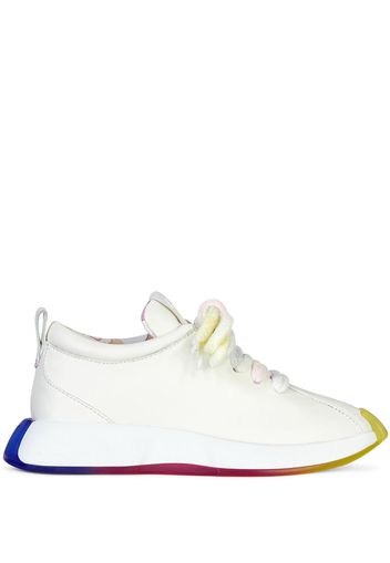 Giuseppe Zanotti Sneakers con suola multicolore Ferox - Bianco