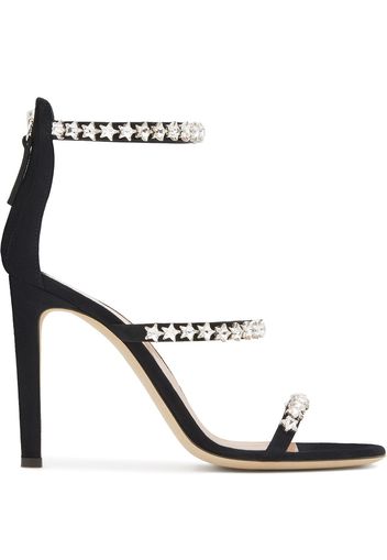 Giuseppe Zanotti Sandali con decorazione Harmony Cometa - Nero