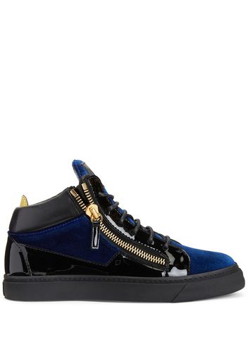 Giuseppe Zanotti Sneakers con pannelli a contrasto Kriss - Blu