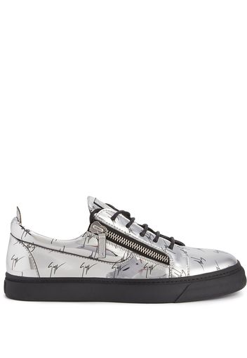 Giuseppe Zanotti Sneakers Frankie con stampa - Grigio