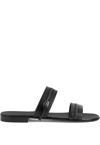 Giuseppe Zanotti Brad zip-detail sandals - Nero