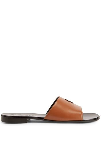 Giuseppe Zanotti Sandali slides Darrin Flash - Marrone