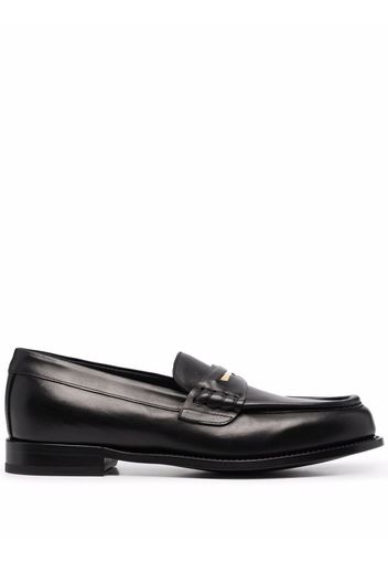 Giuseppe Zanotti Euro leather loafers - Nero