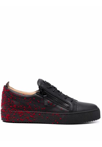 Giuseppe Zanotti Frankie spray low-top sneakers - Nero