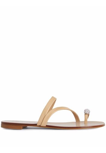 Giuseppe Zanotti Monili toe-strap sandals - Toni neutri