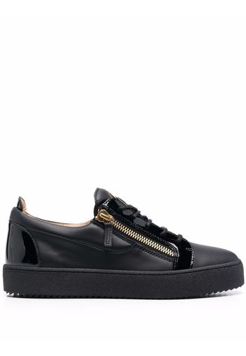 Giuseppe Zanotti Frankie panelled sneakers - Nero