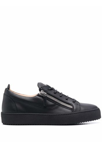 Giuseppe Zanotti Frankie low-top zip-detail sneakers - Nero