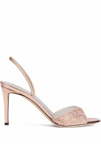 Giuseppe Zanotti Lilibeth Starlight slingback sandals - Rosa