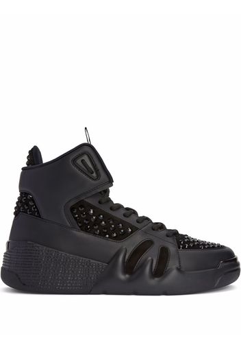 Giuseppe Zanotti Sneakers alte con decorazione - Nero