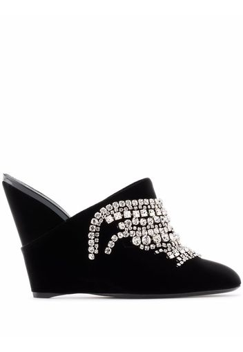 Giuseppe Zanotti Mules Deva 100mm - Nero