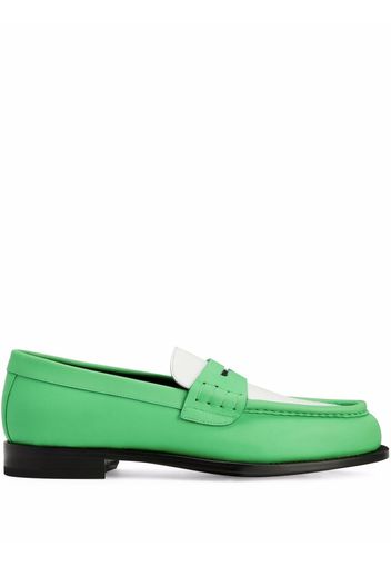 Giuseppe Zanotti Mocassini Euro bicolore - Verde