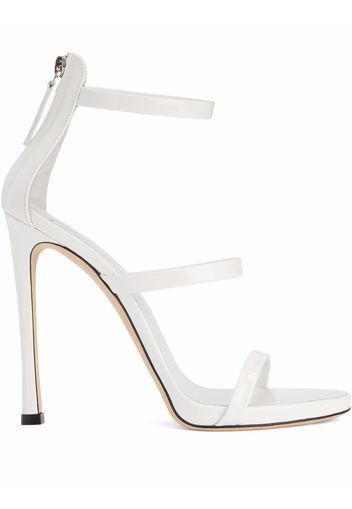 Giuseppe Zanotti Sandali Harmony con tacco alto - Bianco