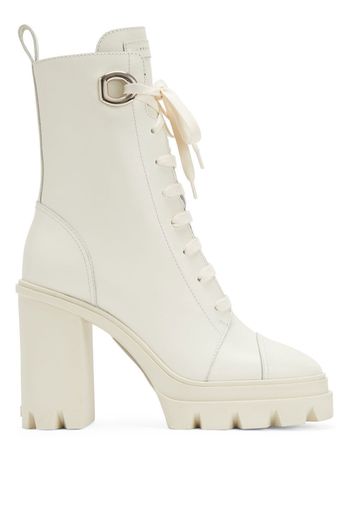 Giuseppe Zanotti Stivali in pelle Cubalibre - Bianco