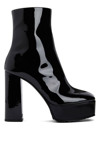 Giuseppe Zanotti Stivaletti Morgana con suola rialzata 120mm - Nero