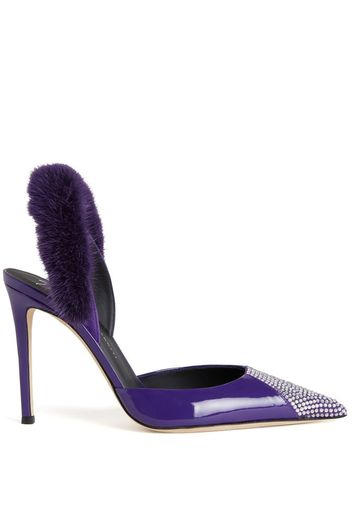 Giuseppe Zanotti Henriette Strass embellished pumps - Viola