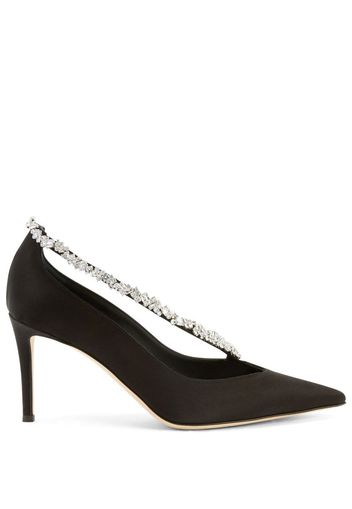 Giuseppe Zanotti Pumps Filipa con cristalli - Nero