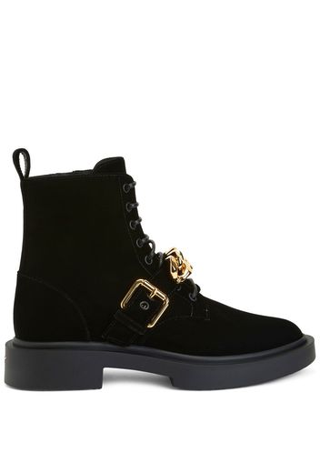 Giuseppe Zanotti Adric velvet ankle boots - Nero